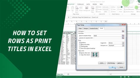 How to Print Titles in Excel: A Detailed Guide with Insights