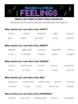 Words to Describe How Music Makes You Feel: A Journey Through Emotions